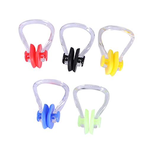 Totority 14pcs Silicone Nose Clip Silicone Pool Accessories Nose Protector Swimming Nose Clip Black