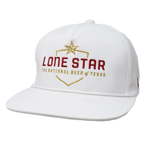 Image of HOOEY Lone Star Beer Patch Trucker Hat for Men, Adjustable Snapback Mesh Baseball Cap, 5-Panel Western Work Hat