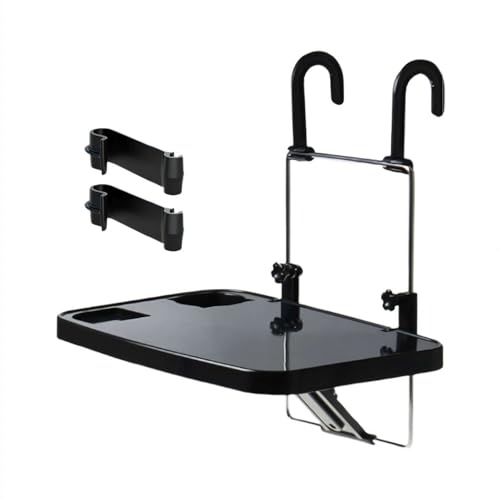 Foldable Car Shelf for Steering Wheel, Universal Steering Wheel Desk, Car Travel Table with Drinking Cup Groove, Car Table Tray Holder for Laptop, Tablet, Pad or Notebook Food, Car Table Desk