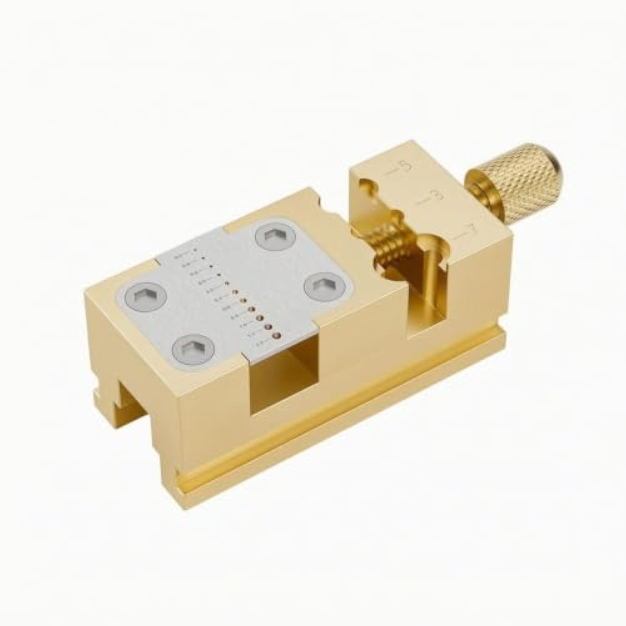 Precision Watchmaker Vise with 11 Holes, Compact Design