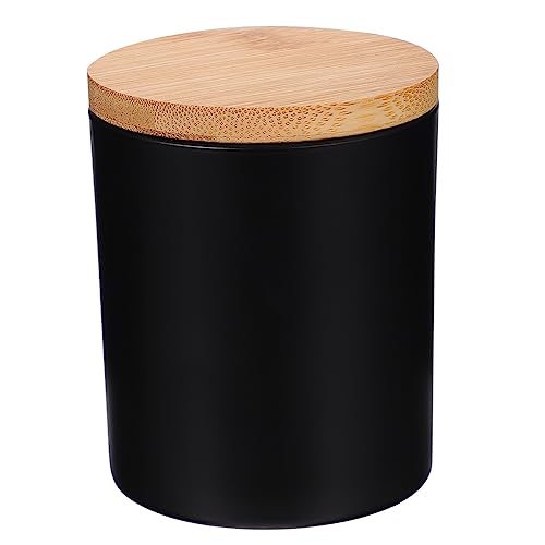 Angoily Glass Candle Holder Scented Candle Tins Aromatherapy Beautiful Lid Home Office Decor