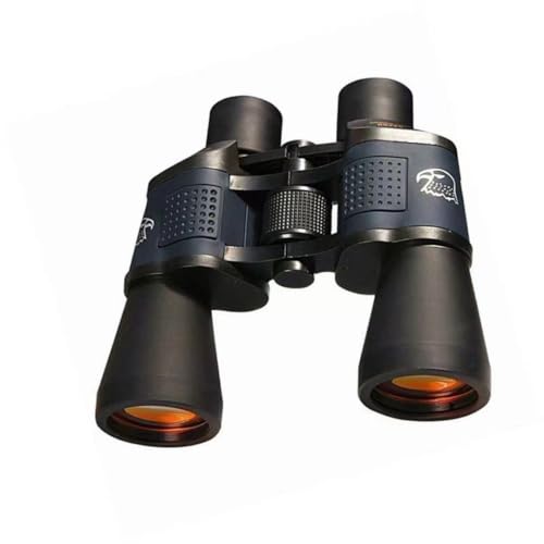 HD Vision 80 X 80 Binoculars 10000M Meters Long Distance High Power for Outdoor Optical Wide-Angle Lens Vision Professional Binocular Fixed Zoom with Protective Nonslip Rubber (80 X 80)