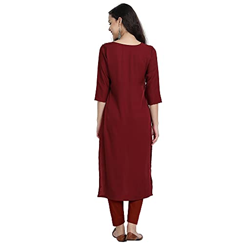 Image of Women's Crepe Regular Kurta