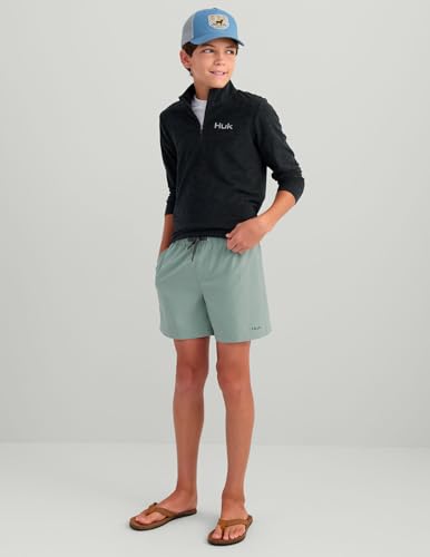Image of HUK Girls' Pursuit Volley Short, Quick-Dry Fishing Shorts for Kids