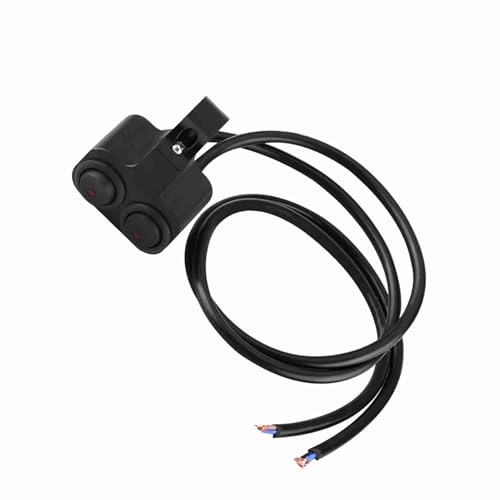 Interruptor doble de manillar CNC en aleación de aluminio para moto de 1 pulgada 3