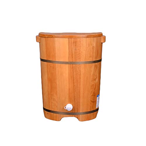 Bañera de pies de madera Katzowen 50cm miniatura 3
