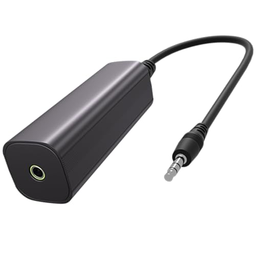 Isolateur de boucle de terre 3.5mm anti bourdonnement pour audio voiture et maison Lot de 2