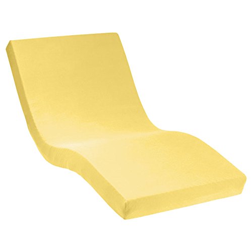 Preisvergleich Produktbild Dormabell Premium Spannbetttuch, veredelte Mako-Baumwolle für vollendeten Schlafgenuss, elastisch / Blickdicht / bügelfrei / langlebig, versch. Größen und Farben wählbar (gelb, 120 x 200 cm)