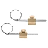 Kisangel 2 Stück Trompetenfingerwerkzeugring aus Metall mit Ergonomischem Design und Leichtem Gewicht für Trompete und Kornett bei Musikalischen Auftritten und Proben