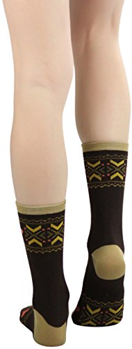 Image of ToBeInStyle Women's Pack of 6 or 12 Fashion Printed Crew Socks