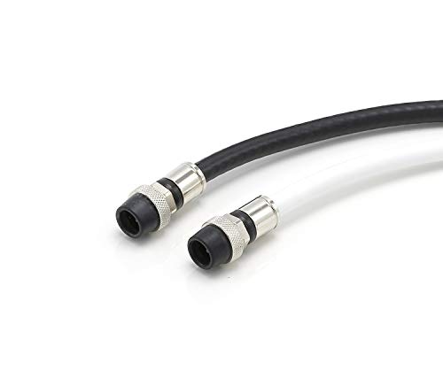 The Cimple Co 50' Feet, Black Rg6 Coaxial Cable With Rubber Booted - Weather Proof Indoor/Outdoor Rated Connectors, F81 / Rf, Digital Coax For Catv, Antenna, Internet, Satellite, And More #TOP7