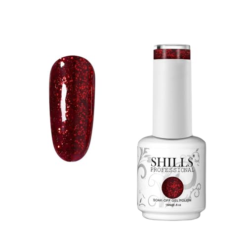 Image of SHILLS PROFESSIONAL UV /LED Soak Off Gel Finish Polish Color Shade 107,15 Milliliters