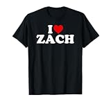 I Love Zach - Heart T-Shirt