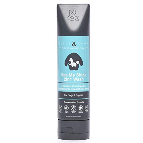 Rufus & Coco Natural Oatmeal Dog Shampoo and Conditioner for Sensitive Skin| Sulfate & Paraben Free | pH Balanced | Hypoallergenic Fresh Fragrance | Safe for all Dogs