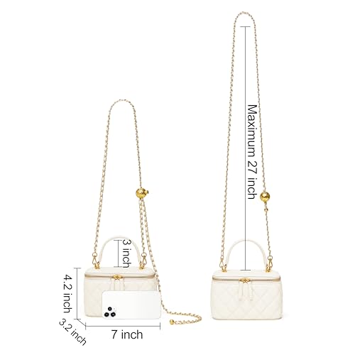 DORIS&JACKY Quilted Box Crossbody