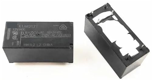 Relé K1AK005T 5VDC de 6 pines para reparación de circuitos electrónicos de control pack de 10 unidades