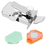 3 Stück Magnetische Nahtführung für Nähmaschine,Magnetischer Universal Nahtführer,Nähmaschinen-Beratungstools,Nähzubehör für Nähmaschine,Nähmaschinen-Multifunktions-Befestigungslehren-Werkzeug