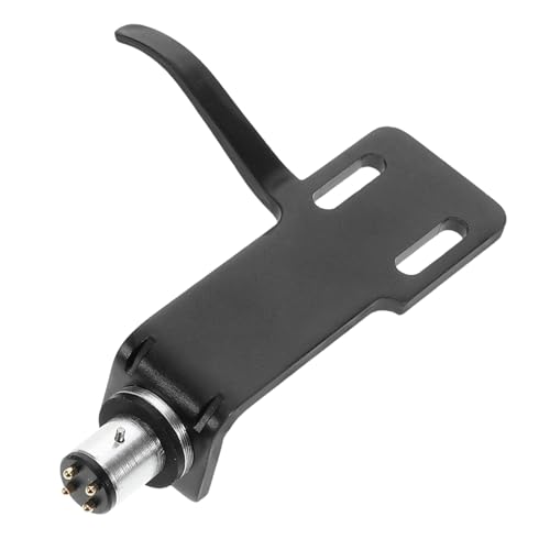 Alasum ターンテーブルアクセサリ レコードプレーヤー部分 アクセサリーの修理 交換用アクセサリ ヘッドシェル ターンテーブル用品 ターンテーブル部分 交換部品 Black アルミニウム合金