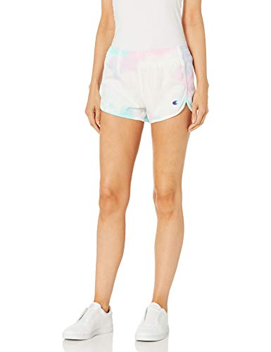 Champion LIFE Women's Gym Short, Cloud Dye Ice Cake Multi, Small