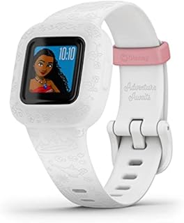 Garmin vívofit jr. 3 Disney Prinzessin – wasserdichter, digitaler Aktivitätstracker für Kinder ab 4 Jahren, großes 1,4 cm Display,Notfallkontakt,bis zu 1 Jahr Batterielaufzeit, Quiz (Generalüberholt)