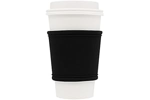 Coffee Cup Sleeves – Premium Neoprene Insulated Reusable Coffee & Tea Cup...
