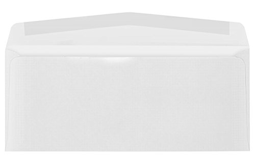 500 No. 10 Single Window Envelopes - Thick Gummed Seal - Designed For Secure Mailing Of Quickbooks Checks, Invoices, Business Statements, Personal Letters - Number 10 Size 4 1/8 X 9 1/2 #TOP2