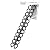Topteng Aluminum Attic Ladder, 13 Steps Electirc Acctic Ladder Aluminum Folding Remote Control Loft Stairs 11.8ft, Length 35" to 50", Width 27.5"