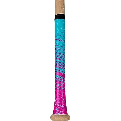 CHAMPRO Extreme Tack Bat Grip Tape, Optic Pink, Optic Blue Cover