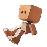 Choix cadeau attentionné : l'homme en bois se déplaçant dans la figurine en bois est idéale comme cadeau d'anniversaire de vacances, cette figurine offre une expérience de présentation rituelle significative, ce qui en fait un choix de cadeau attentionné et des accessoires de chaleur qui chérissent les amis et la famille