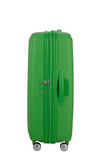 American Tourister Soundbox - Duża Walizka Twarda, 77 cm - Trolley z 4 Kółkami, Zamek TSA, Rozszerzalna i Lekka, 97/110L, (Grass Green)