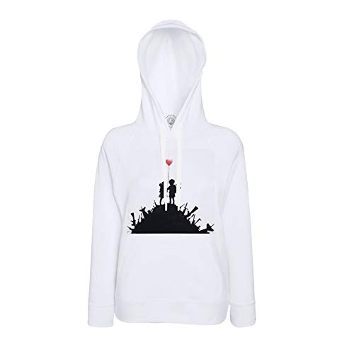 Sweat à capuche Banksy guerre et ballon rouge : le style urbain sans compromis