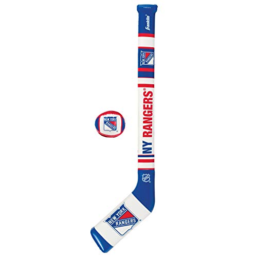 ny rangers mini hockey stick - Franklin Sports NHL New York Rangers Mini Soft Hockey Stick Set - NHL Team Soft Foam Mini Hockey Stick and Ball Set - Great Toy for Kids, Multi, One Size (6520F20)