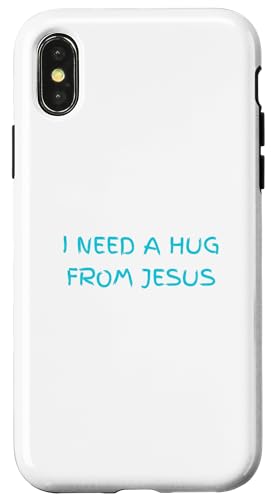 I Need A Hug from A Jesus ����ȃ��[���A �X�}�z�P�[�X iPhone X/XS �p