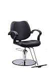 Salon Style Black Styling Barber Chair Hydraulic Pump Heavy Duty Beauty Cutting Chair for Hair Styli