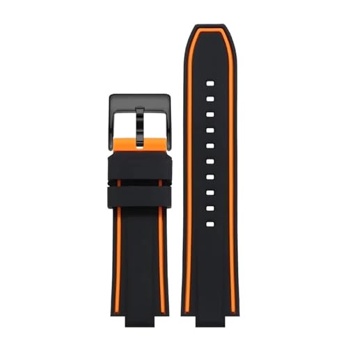 Bracelet convexe silicone ORIS AQUIS 7730 montre homme étanche