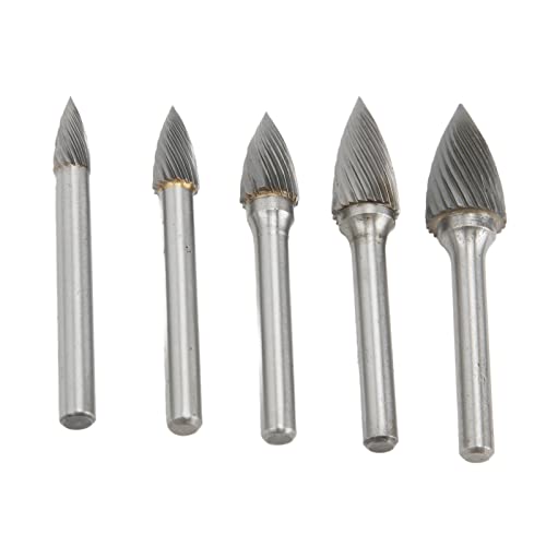 Kit de fresas de carburo, 6mm, 5 piezas miniatura 6