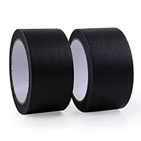 Amazon | BRANSHERY マスキングテープ パーマセルテープ 2個セット 黒
