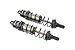 Powerhobby Assembled Front Rear Shocks w 6.5mm Titanium Shaft (2) FOR Traxxas Maxx