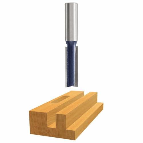 Bosch 85276M 3/8 In. x 1 In. Carbide Tipped 2-Flute Straight Bit by Bosch - Used condition - US$11.91