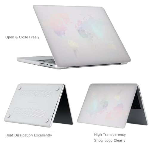Housse clavier et coque MacBook Pro 14 funky au motif soigné