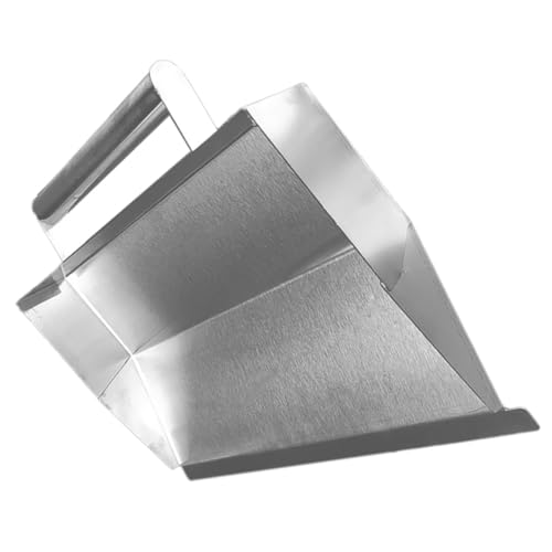 MUCKLILY Cazzuola per Intonaco in Acciaio Inossidabile Spatola di Finitura Cemento e Raschietto per Pareti Interne Strumento Ergonomico per Riparazioni Precise e Decorazioni Murali