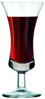 SOLAVIA Stemmed Clear Glass Traditional Sherry Glasses 50 ml Cordial, Pack of 6, Glasses for Port, Liqueur, Cordial