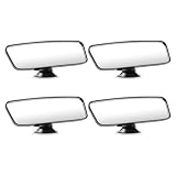 CIYODO 4 Piezas Espejo Retrovisor para Bebés con Ventosa Ajustable para Coche y Camión Amplio Ángulo de Visión Seguridad Infantil Viajes y Entrenamiento