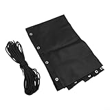 Photo Gallery desiumite panno di ricambio per sedia a dondolo sospesa, nero, 64 x 197 x 23 cm, per textilene, con corda e borsa laterale, per interni ed esterni, giardino, patio, relax (1 pezzo senza tasche) Photo Gallery desiumite panno di ricambio per sedia a dondolo sospesa, nero, 64 x 197 x 23 cm, per textilene, con corda e borsa laterale, per interni ed esterni, giardino, patio, relax (1 pezzo senza tasche)
