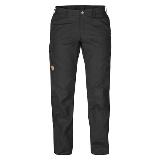 Fjällräven dam Karla Pro böjd utomhusslang, mörkgrå, 38