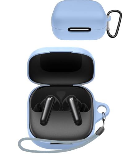 Anker Soundcore P31i �p �P�[�X YAJOJO ���C�����X �C���[�z�� �[�d�P�[�X�J�o�[ �J���r�i�E�L�[�`�F�[���t�� �V���R���ی�P�[�X �����h�~ �ϏՌ� �h�o �L�Y�h�~ �w��h�~ Soundcore P31i �Ή�(�X�J�C�u���[)