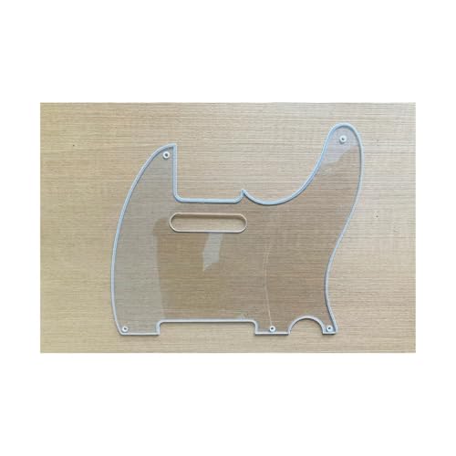 Pickguard guitare électrique acrylique transparent 3mm plaque protection accessoire lutherie