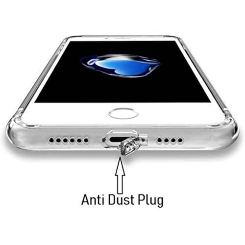 Image of Slim Soft Silicon *Anti Dust Plug* Shockproof Transparent TPU Back Case Cover for OnePlus 10R 5G - Clear