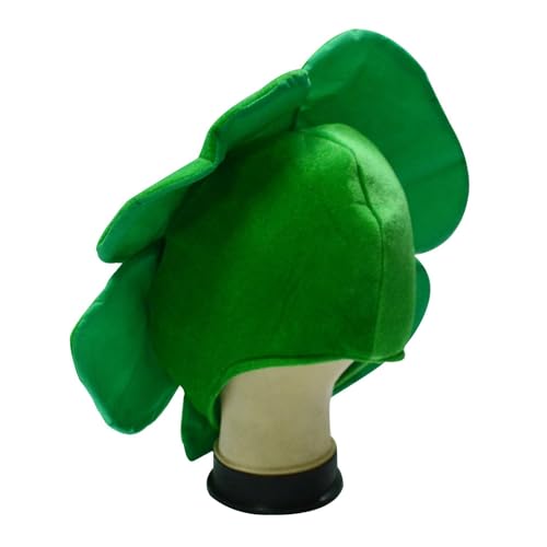 St-Patricks-Day-Dense-Velvet-Green-Shamrock-Top-Hat-Green-Stovepipe-Hat-for-Party-Supply