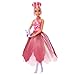 Barbie Petal Pop Scented Doll with Rose Dress & Accessories, Bouquet Reveal with Pet Bunny & Surprises Like Watering Can, Necklace & Earrings​​​